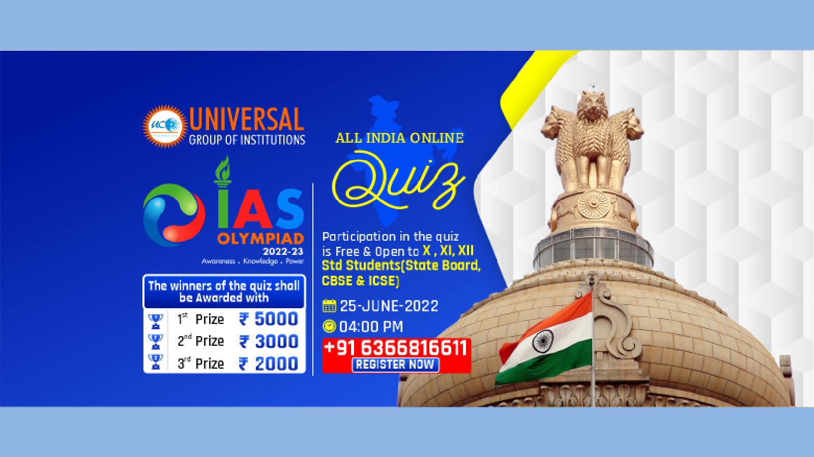Universal IAS Coaching Centre Bangalore Hero Slider - 3